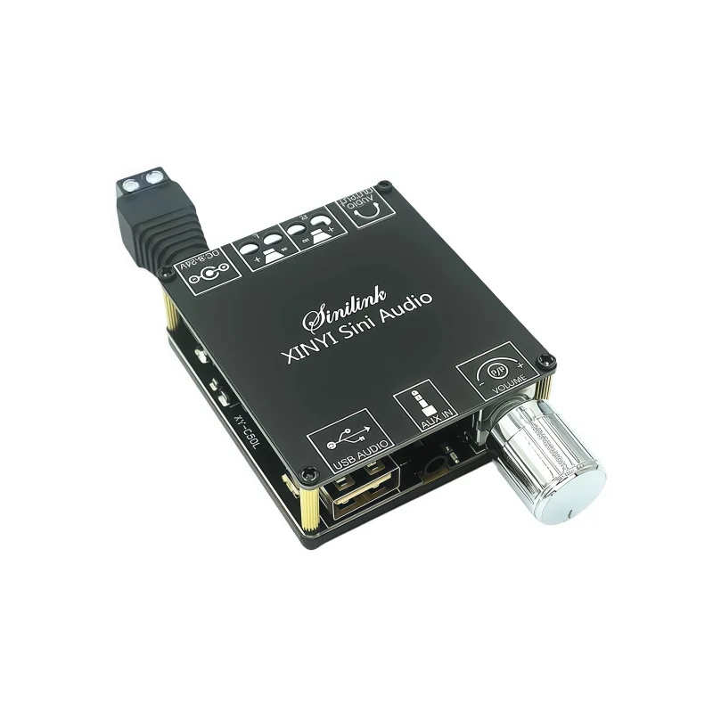 XINYI Sini Audio XY-C50L 50W Two-channel Bluetooth Digital Amplifier Board with 360-degree Variable Tone Control