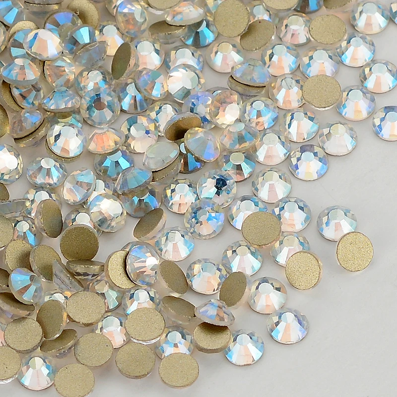 Hot Selling Colors SS3-SS50 Golden Bottom Glass Crystal Rhinestones Flatback Strass Stone Nail Art Accessories DIY Decoration image 3