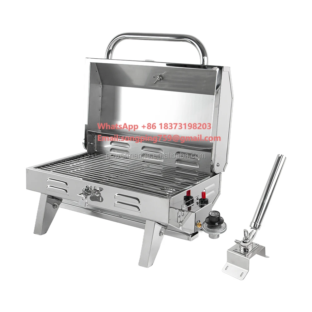 

Портативный газовый гриль для яхт и катеров из нержавеющей стали, 12000 BTU, на заказ