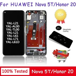 Ensemble écran tactile LCD de remplacement, 6.26 pouces, pour Huawei Honor 20 Honor20 Nova 5T Nova5T