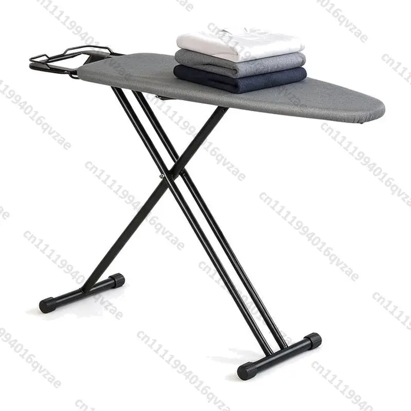 Hotel Ironing Board Mechanical Locking System High Temperature Resistant Cover Plate Double T-leg Stabilizing Table