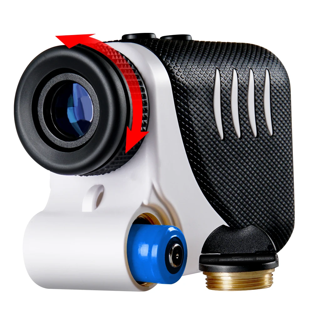 REVASRI CR2-3V Replaceable Laser Rangefinder For Golf Sport Flag-Lock Slope Long Distance Meter with Hunting Monocular Telescope