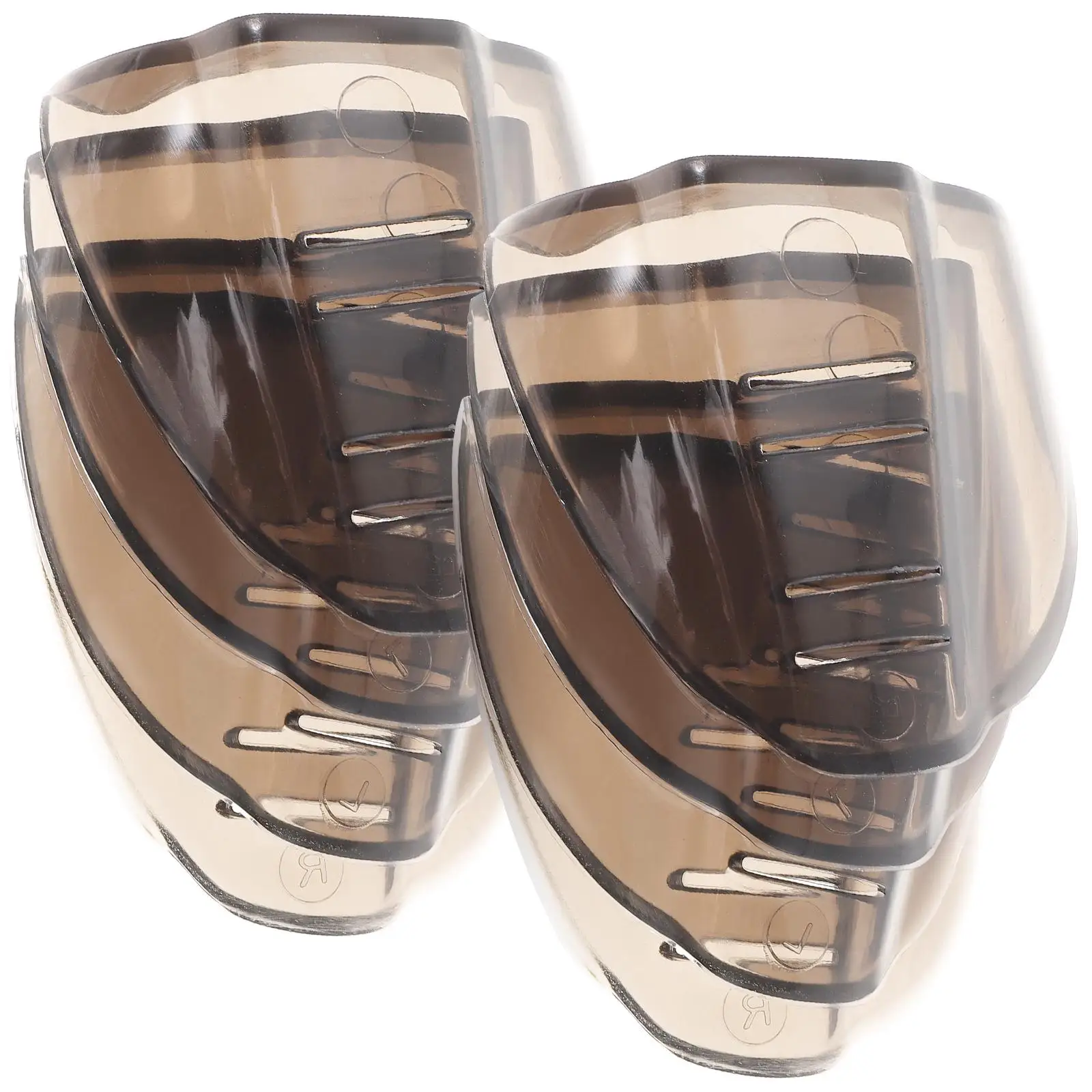 

4 Pairs Glasses Side Shield Clear TPU Transparent Guards for Eyeglasses Safety Sideshield Durable Comfortable Protective