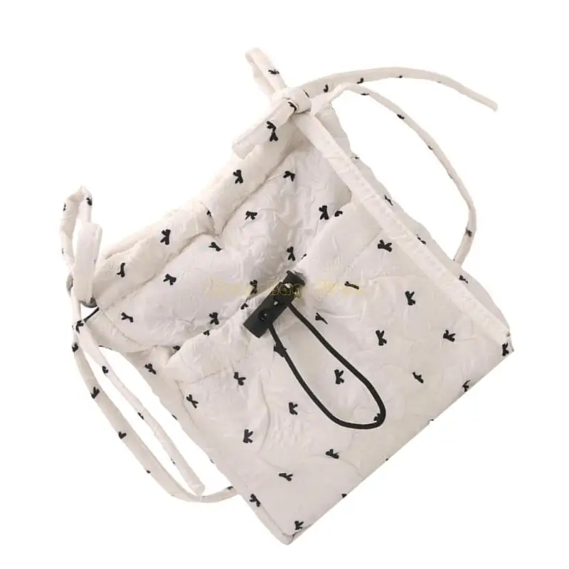 

X90D Small Crossbody Bags for Women Cell Phones Purses Quilted Puffer Shoulder Bag Handbags Travel Bag Bowknot Underarm Bag