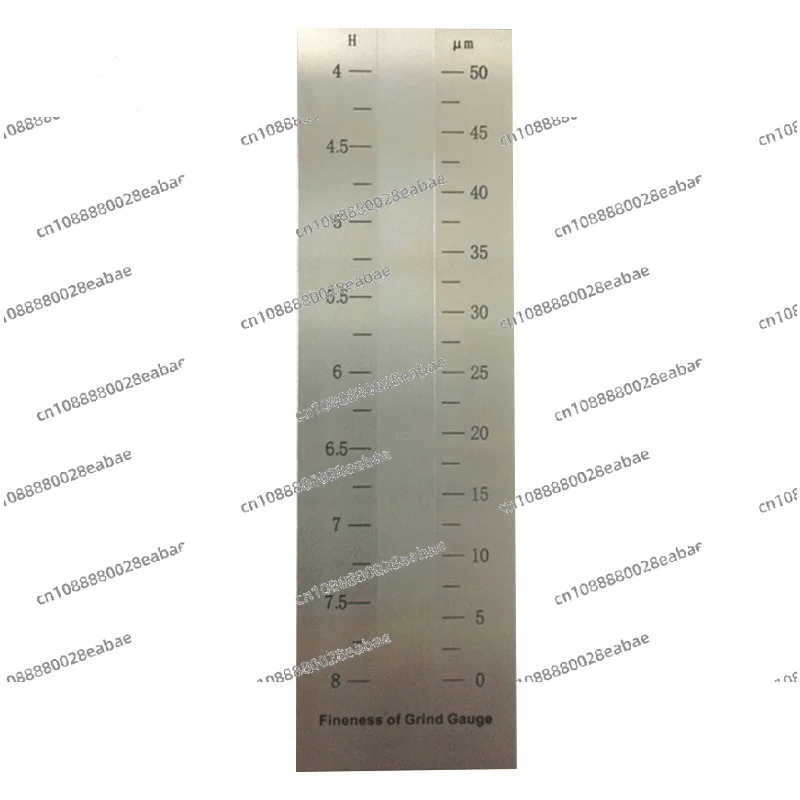 0-25um, 0-50um, 0-100um BGD Stainless Steel Single Groove Fineness Gauge Grindometer Hegman Gauge with Calibration Certificate