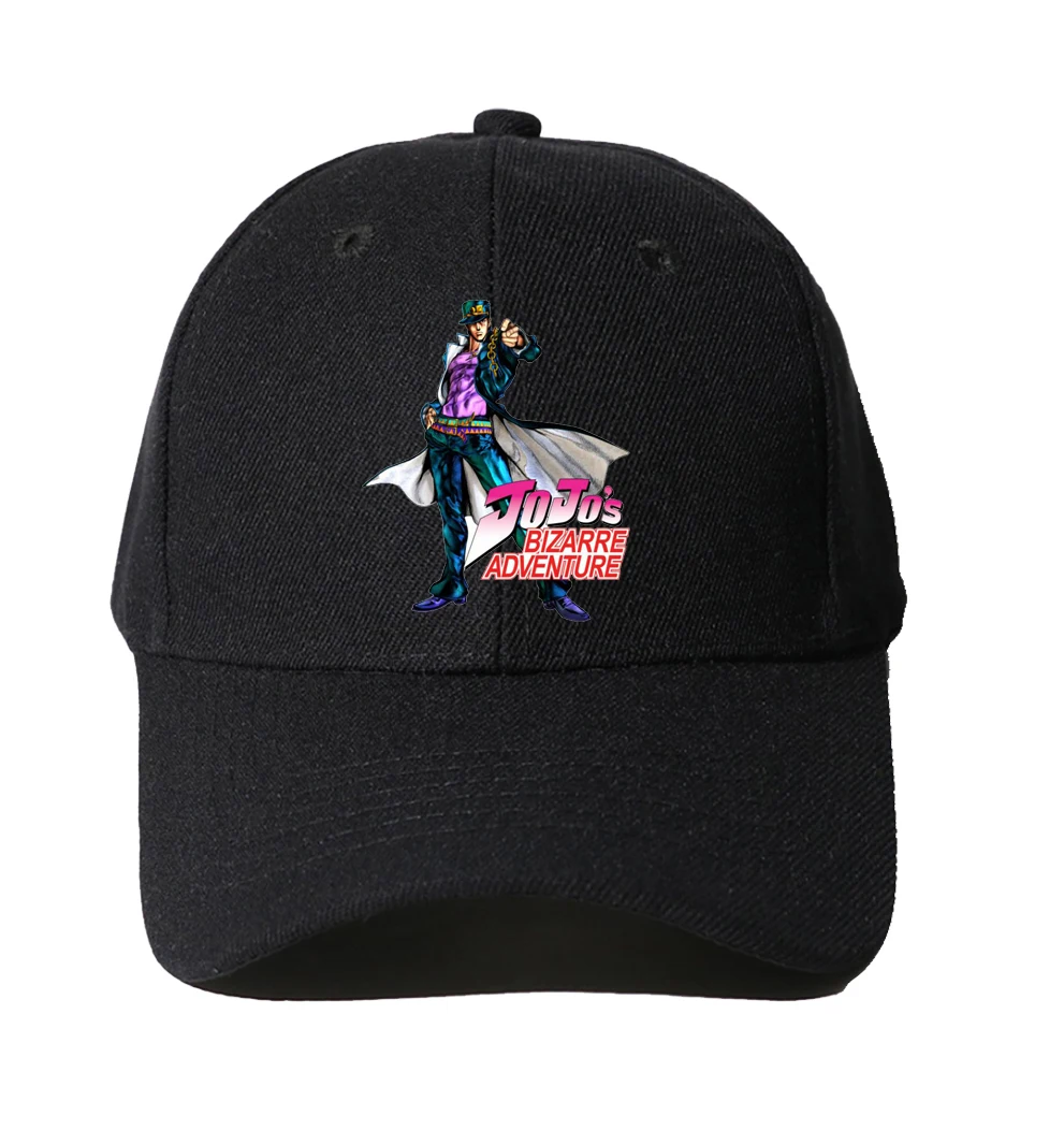 

Teenagers Hip Hop Caps Baseball Cap Spring Autumn Men Dad Hat Baseball Cap for aniem JoJo's Bizarre Adventure Cartoon Hat