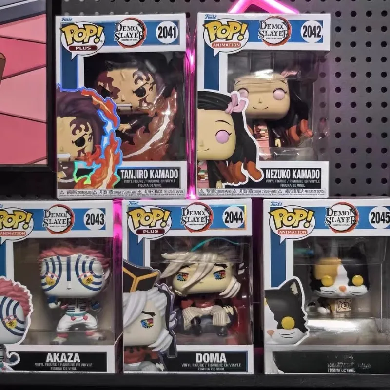 Funko Pop الأصلي شيطان القاتل أنيمي الشكل دوما أكازا تشاتشامارو ألعاب شخصيات الحركة للبنين بنات أطفال هدية الكريسماس
