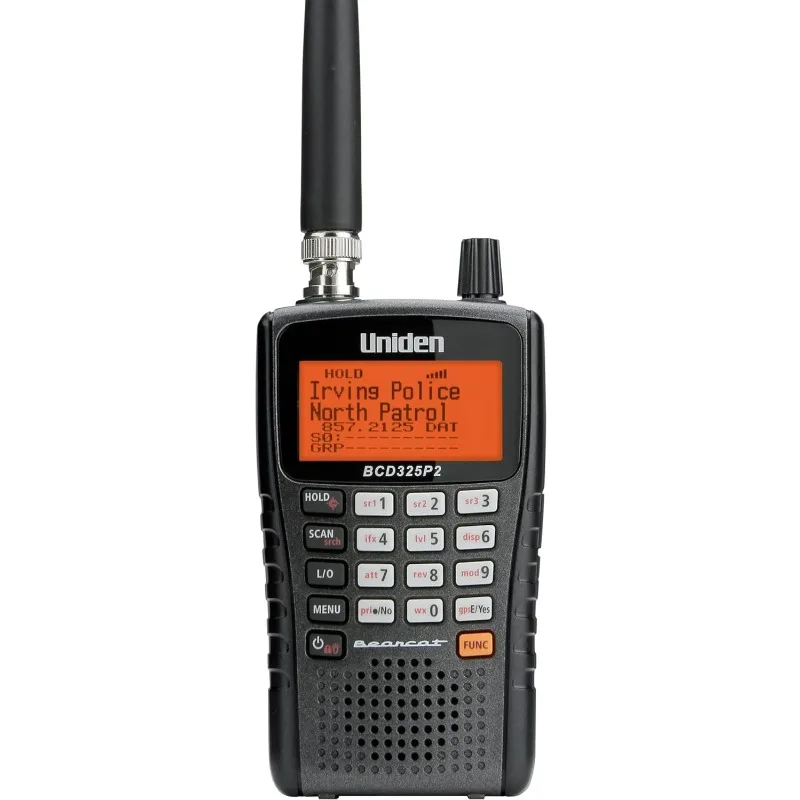 BCD325P2 Handheld TrunkTracker V Scanner. 25,000 Dynamically Allocated Channels. Close Call RF Capture Technology