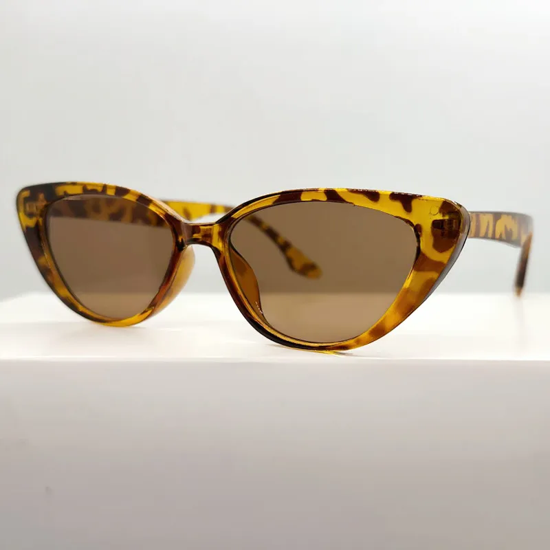 OEC CPO Cat-Eye-Sonnenbrille mit Leopardenmuster, kleiner Rahmen, UV400-Schutz, modische Farbtöne für Damen, trendige Brillen für Herren – Detail 10