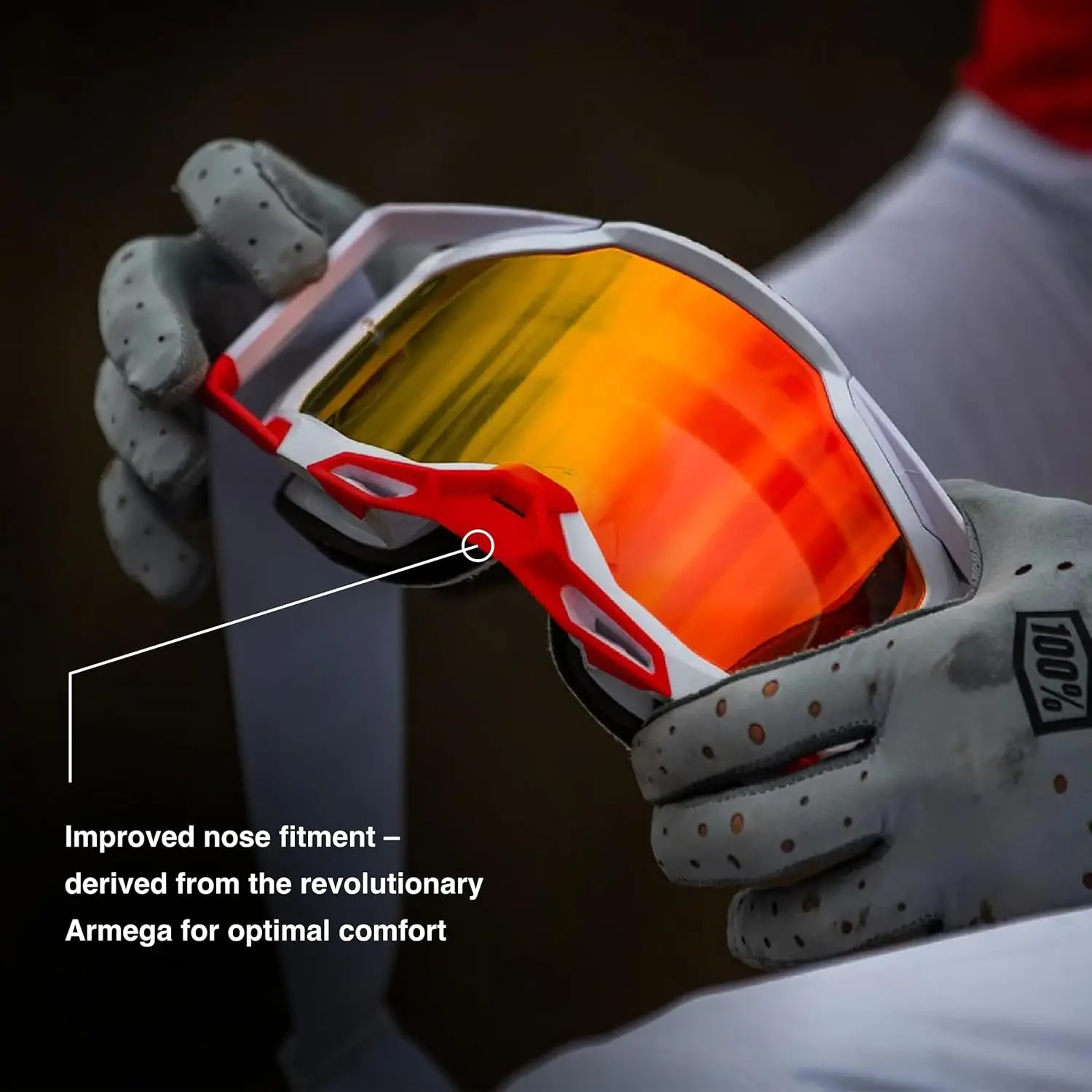 نظارات للدراجات النارية للجنسين، نظارات MX مقاومة للرياح والغبار بنسبة 100%، عدسة مضادة للضباب لركوب الطرق الوعرة، رياضات ATV Motocross #6