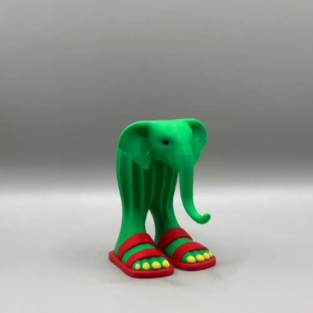 

PLA 3D Printed Elephant Model Tralalelo Tralala TungtungtungSahur Lirili Larlla Figure Mini Crafts 3D Printed Toy Desk Decor
