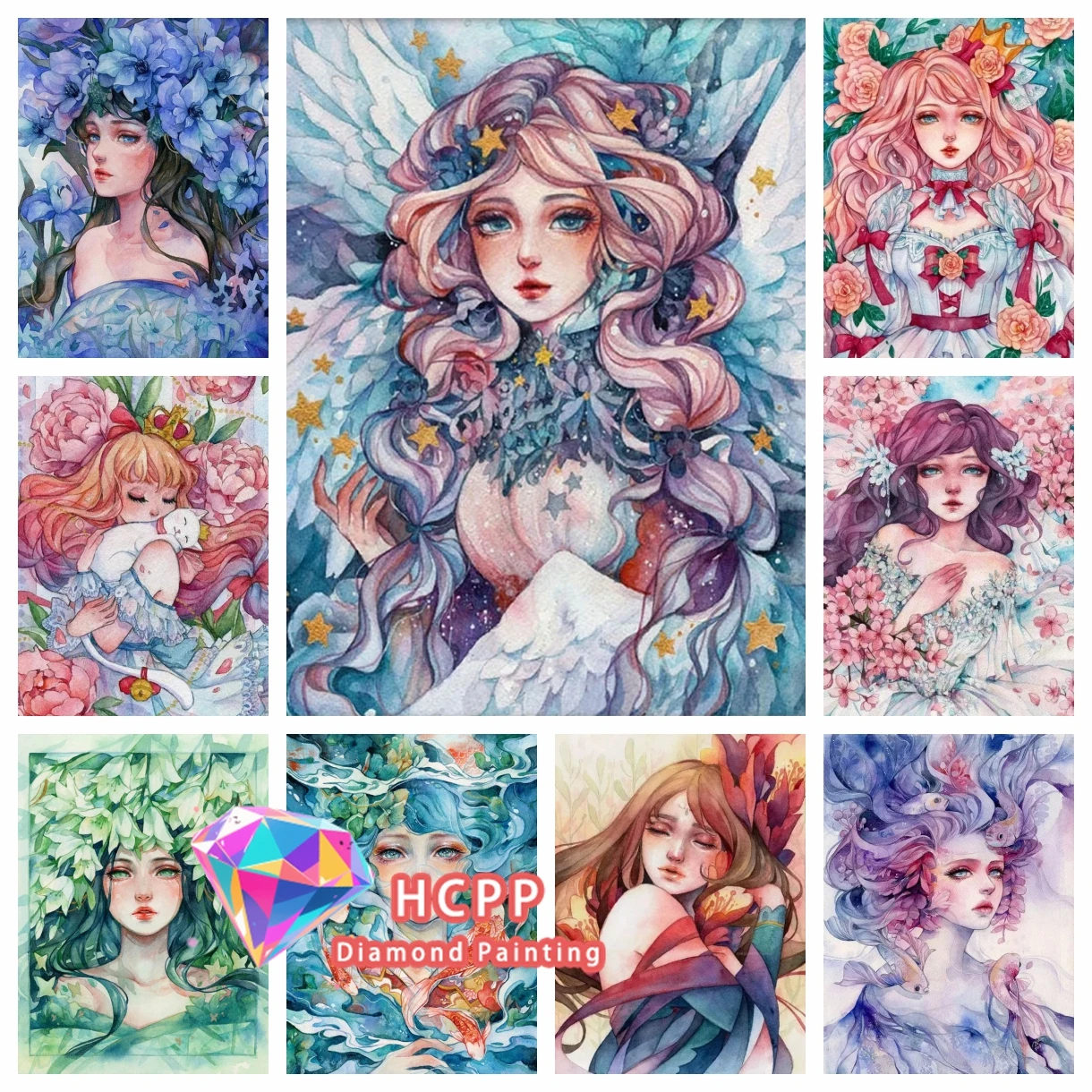 5D Diy Diamant Malerei Kit Cartoon Mädchen Porträt Diamant Stickerei Mosaik Kit HD Qualität Handgemachte Produkte Hause Kinder Geschenk