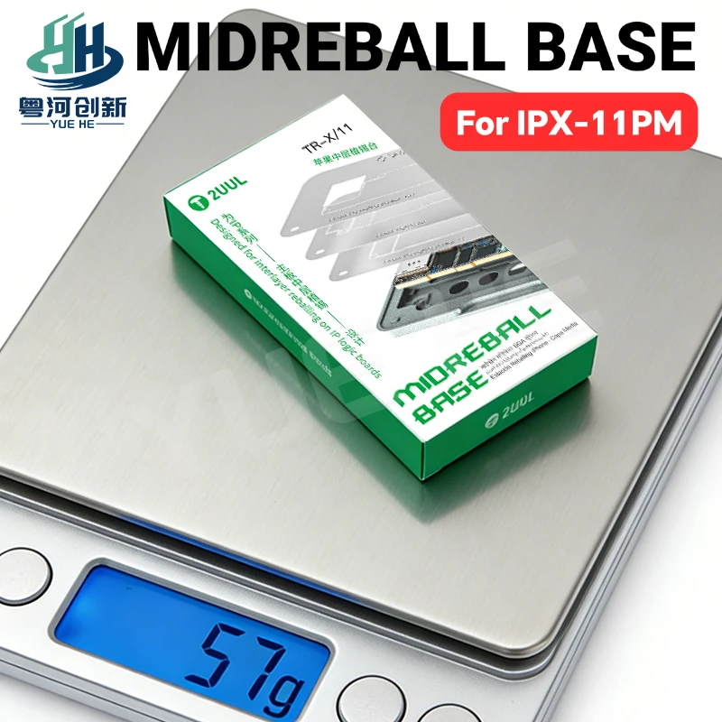 2UUL MIDREBALL BASE Reballing Platform For iPhone X XS XSMax 11 11Pro ProMax Middle Layer Magnetic Holder With Stencils