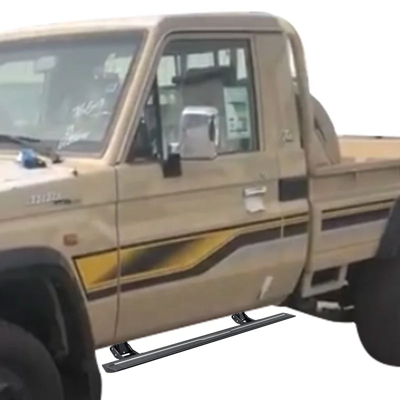 2 باب 4 أبواب LC79 الملحقات الخارجية سبائك الألومنيوم الطاقة تشغيل لوحات السيارة الجانب القدم خطوة لتويوتا لاند كروزر 79