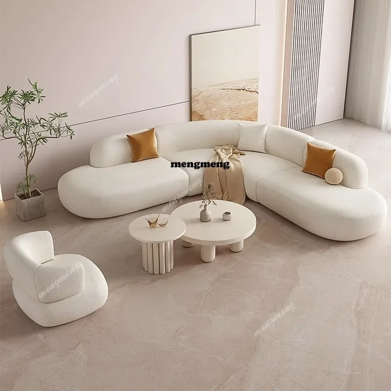 

F150Minimalist Cheap Living Room Sofas Outdoor Couch Canape Armchair Living Room Sofas Curved Comfortable Lounge Divano Furnitur