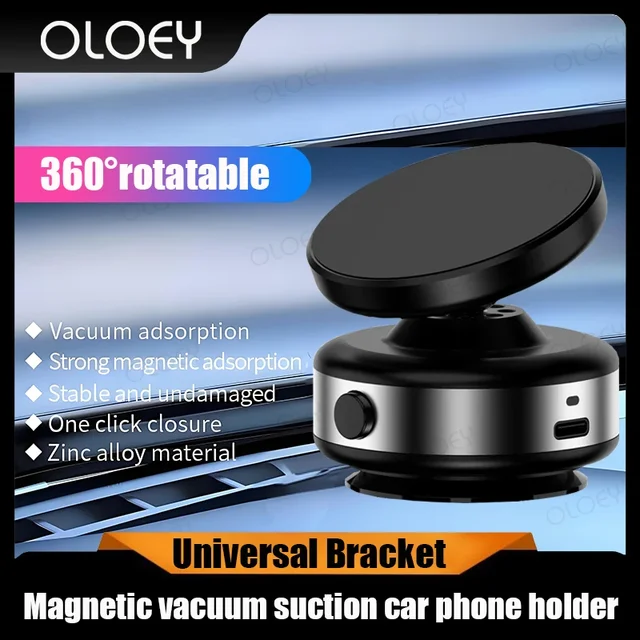 360 °   obrotowy uchwyt samochodowy próżniowy do magnetycznego uchwytu samochodowego iPhone Samsung Xiaomi