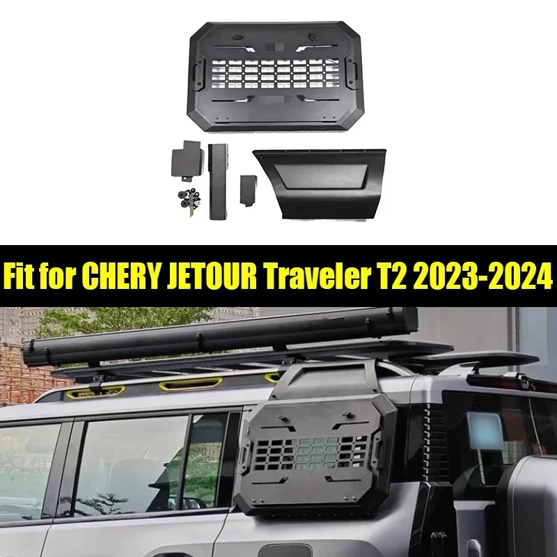 

New! Side Window Mecha Net Suitable for CHERY JETOUR Traveler T2 2023 2024 Rear Window Expansion Hanging Net Auto Exterior Trim