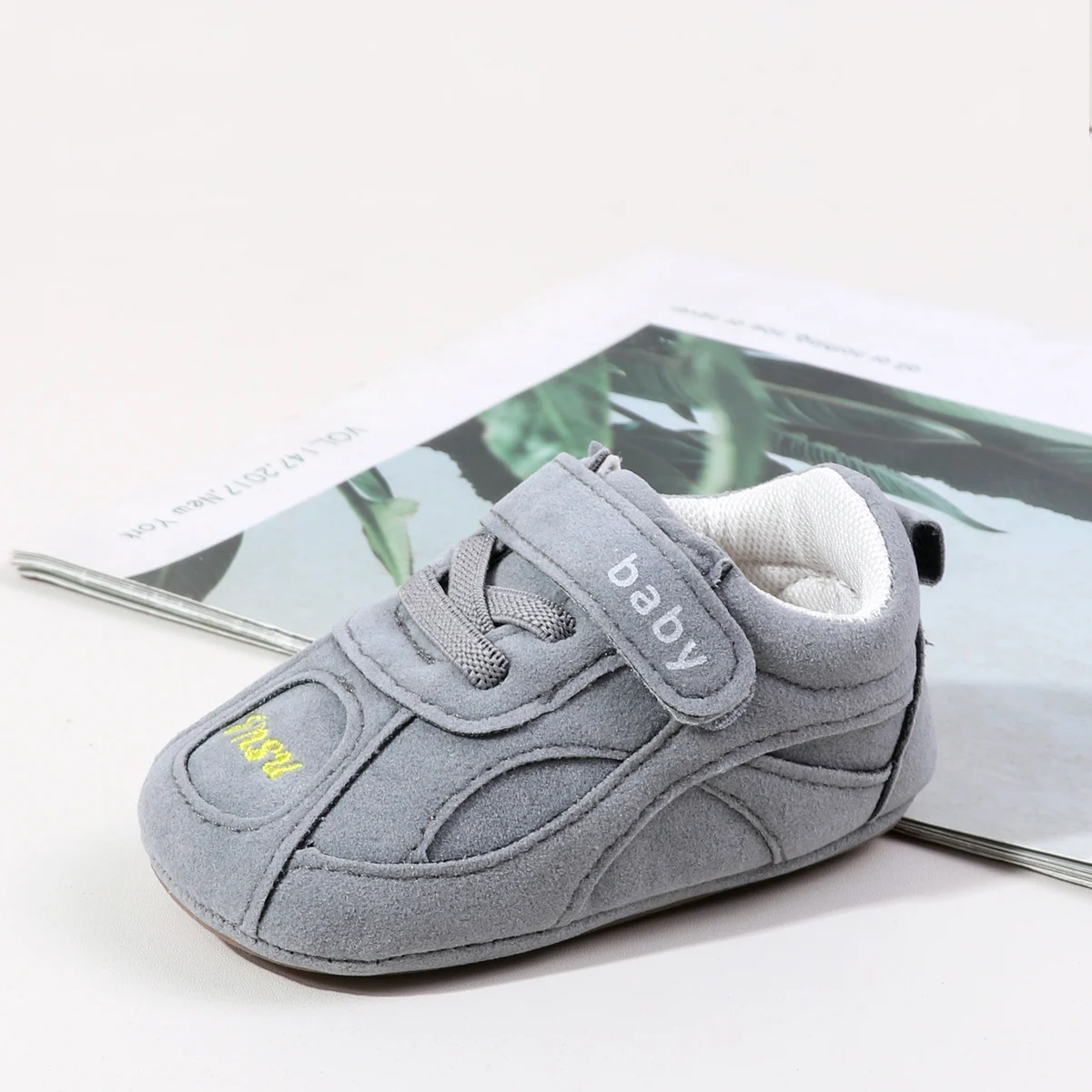 

Fashion Sport Shoes For Newborn PU Leather Ergonomics Baby Sneakers Soft-soled Baby Unisex Sneakers 0-18Months Toddler Shoes ﻿