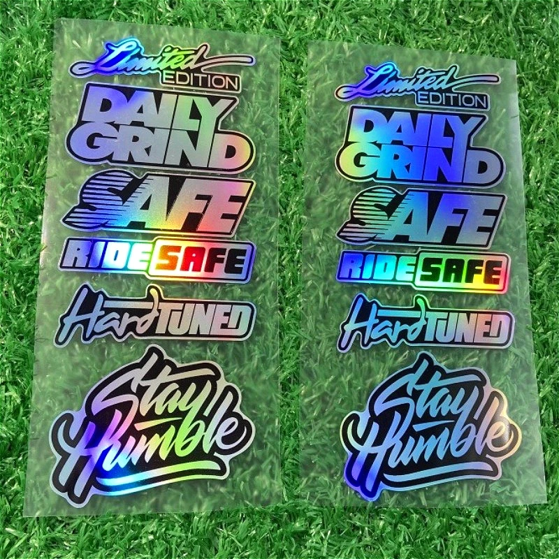 

JDM наклейки на мотоцикл, водонепроницаемые для DIY мотоцикла, передний обтекатель, топливный бак, задний капот, шлем, скутер, виниловые наклейки, украшение