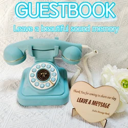 European voice message phone wedding birthday party blessing record message book 32GB memory high definition recording phone