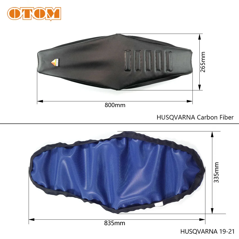 OTOM For HUSQVARNA SEAT COVER FC250 FC350 FE250 FE350 FE450 FE501 FX350 FX450 TC125 TE150i TX300i Carbon Fiber/Diamond Texture