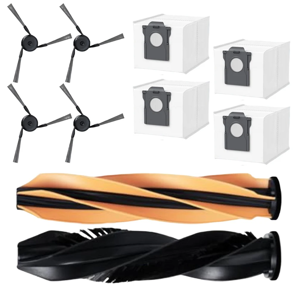 

9pcs Double Roller Brush Side Brushes Dust Bag For Dreame D20 Pro D20ProPlus RLD43SA RLD43SD Vacuum Cleaner Replace Accessories