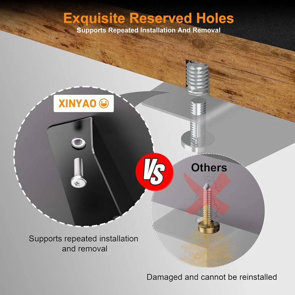 مكتب قائم كهربائي مع 5 أدراج، ارتفاع 55 × 24 بوصة قابل للتعديل للجلوس مع دعم تخزين 290 رطل مريح #5