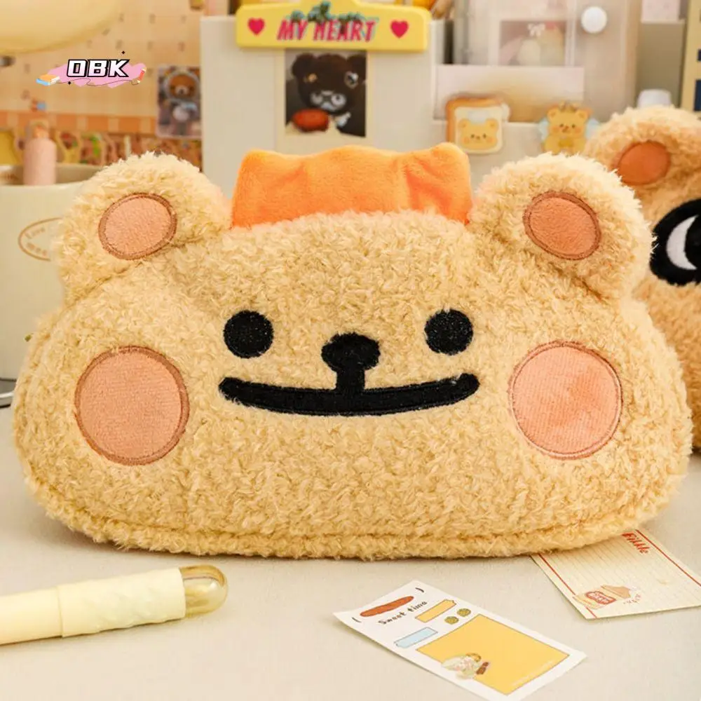

Bearis Bug Series Bearis Bug Plush Pencil Case Large Capacity Cute Design Bear Plush Pen Bag Soft Touch Animal Doll