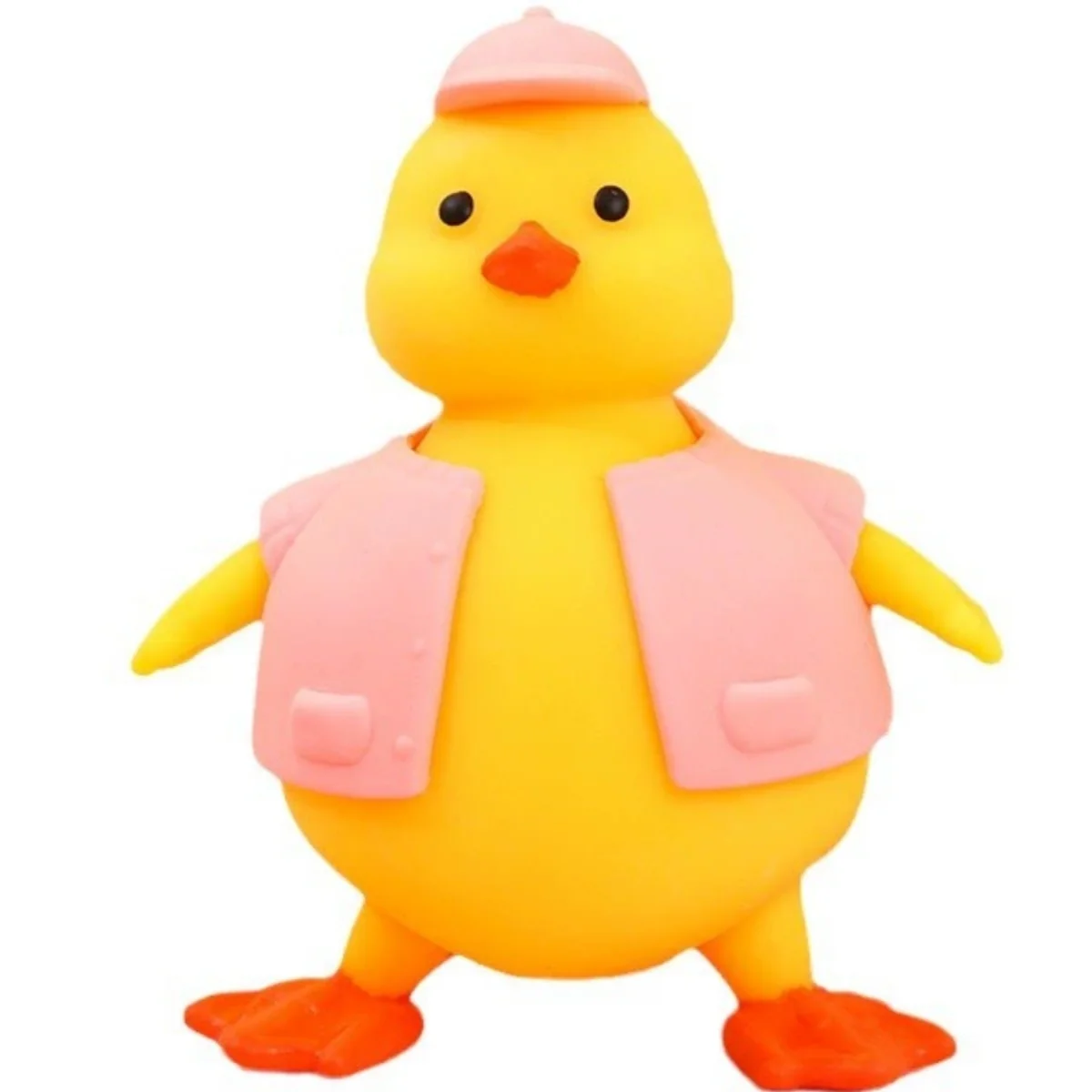 Giocattolo squishy grande anatra bianca Kawaii Nuovo giocattolo da spremere anatra gialla riempito di farina per bambini Giocattolo agitatore antistress