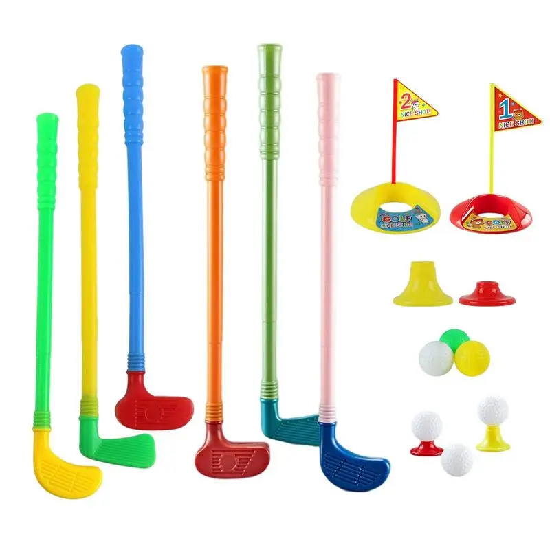 Children's Golf Toys Baby Toddler Golf Clubs Set Parent-child Interactive Kindergarten Sports And Leisure Club Set For Boys And