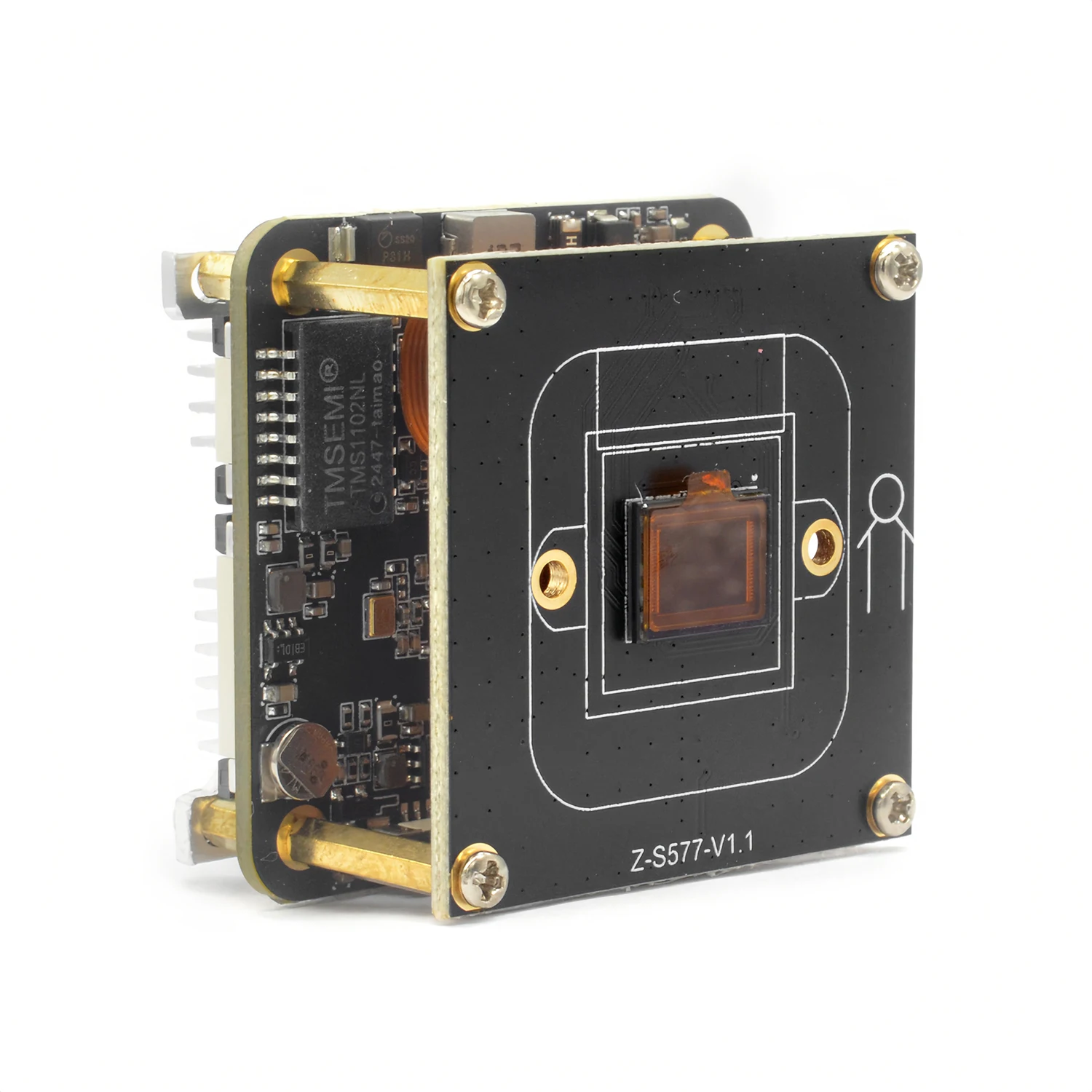 

IMX577 12MP ultra low light cmos sensor IP camera module,HI3519DV500 Chips,3.6-11mm motor zoom Lens optional,support AI denoise