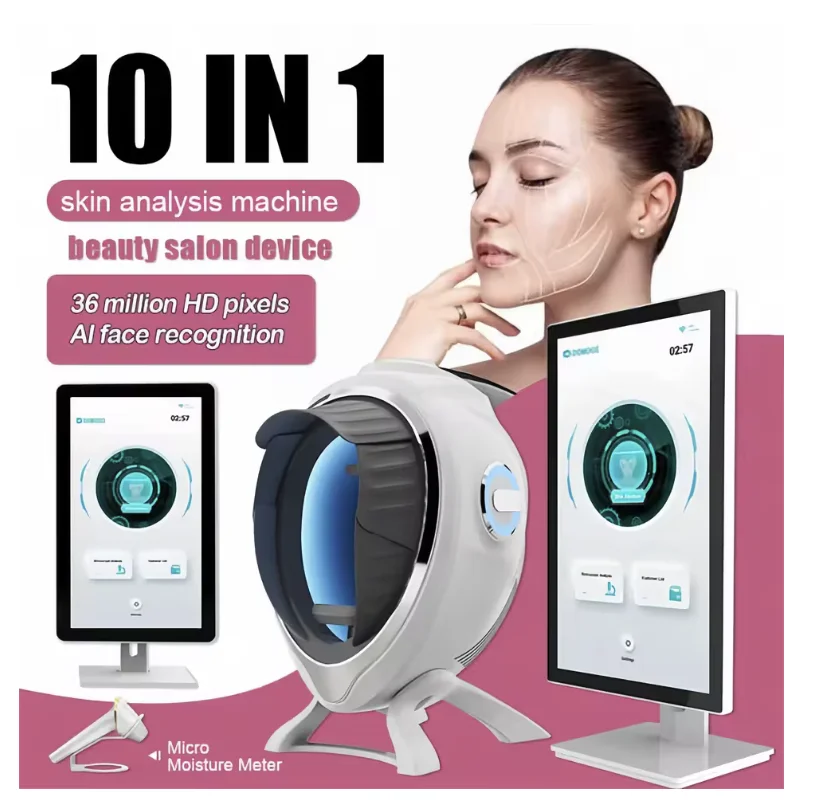 

Цифровой анализатор кожи лица 3D, сканер для анализа состояния кожи лица, продается