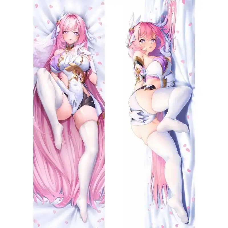 Anime Bedding Long Body Cover Honkai Impact 3 Elysia Seele Dakimakura  Pillow CaseDouble-sided with different designs