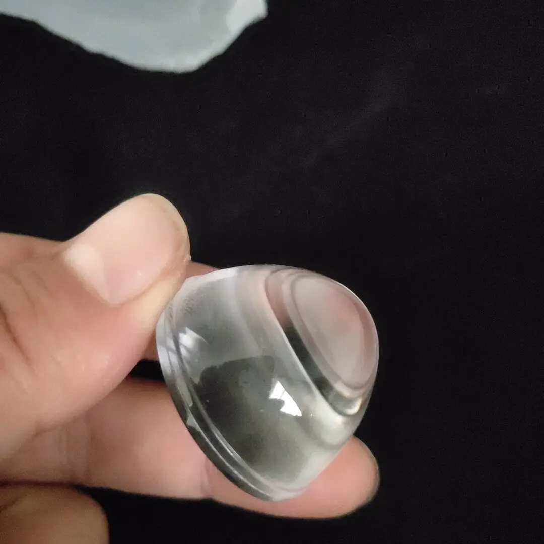 Led Super-concentrado Cob Lamp Bead Lens Lâmpada do Carro Feixe de Luz Plano-convexo Diâmetro 33 mm