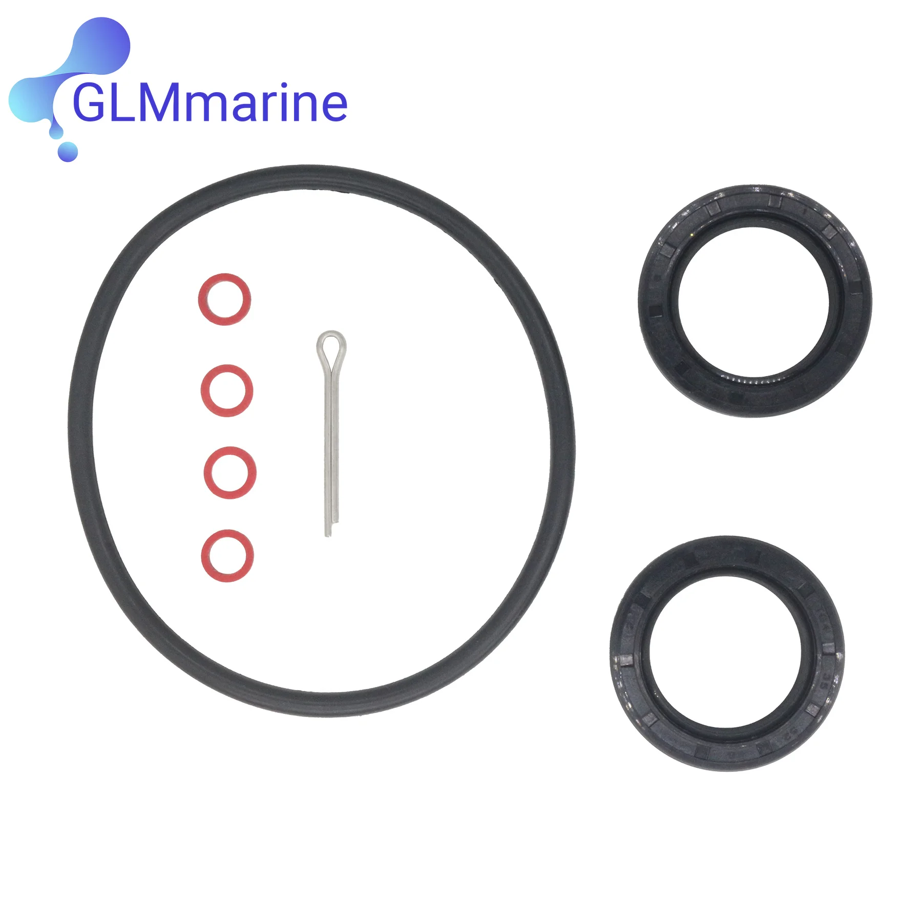 Kit de sellado de unidad inferior 93101-35019 con retén de aceite para eje de hélice para motores fueraborda Yamaha de 4 tiempos 300 350 HP F300 F350 93101-35018