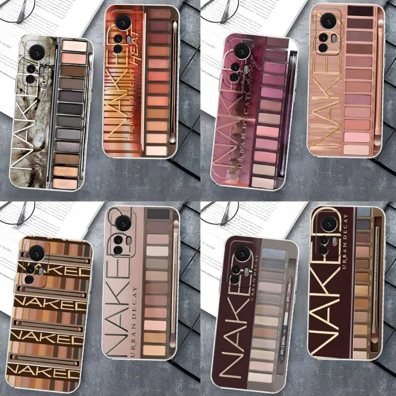 

Makeup Eyeshadow Palette Phone Case Claer For Xiaomi 13 12 10 11 11T Poco F3 M4 Redmi K40 K30 10X 9T Note10 11 10S 9 8 Pro Lite