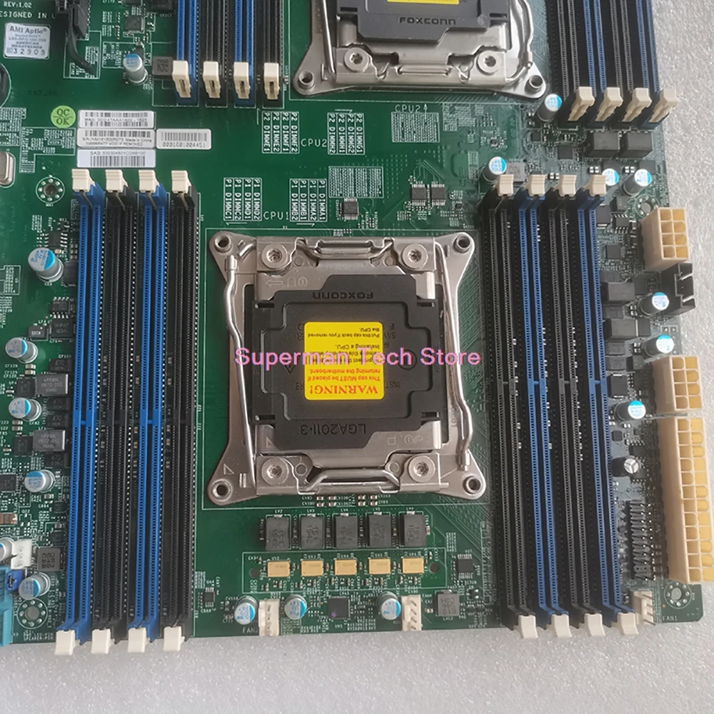 

Server Motherboard Dual Socket R3 (LGA 2011) X10DAC