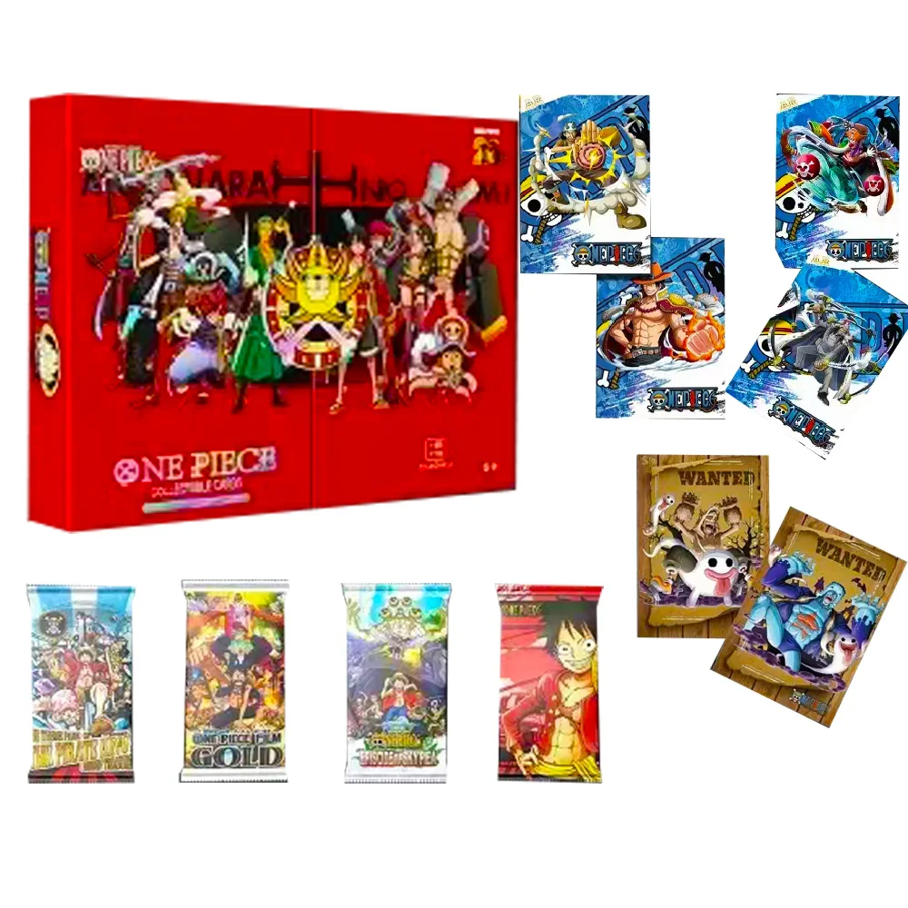 

One Piece Card Booster Box Collections Luffy Zoro Nami Franky Japanese TCG Anime Table Games Toys Birthday Gift