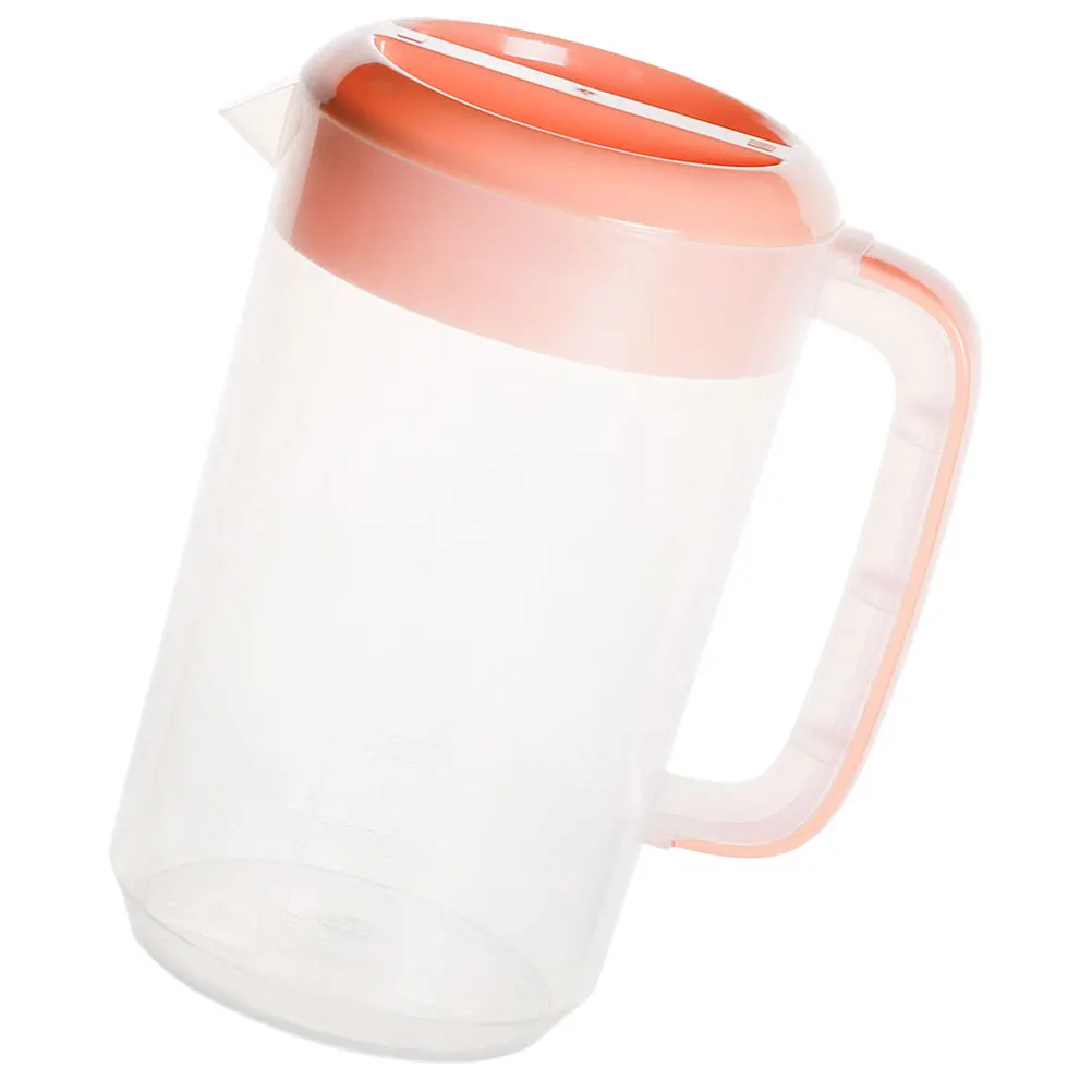 

Plastic Cold Pitcher Large Capacity Lemon Juice Pitcher Hot Cold Tea Juice Jug Storage Bottle for Home Office