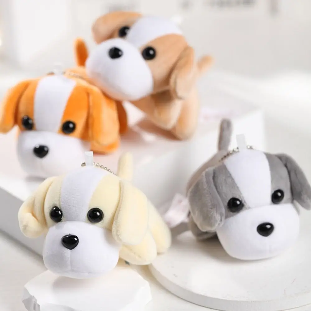 

10cm Size Plush Toy Dog Keychain Eco-Friendly Hypoallergenic Cute Puppy Plush Keyring Cute Design Adorable Plush Pendant Toys