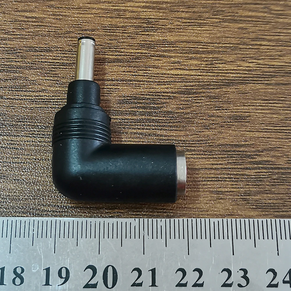 1x DC-Stecker 7,4x5,0mm Buchse auf 4,5x3,0mm Stecker DC-Stromanschluss Winkelstecker DC-Adapter Laptop-Ladegerät-Anschluss für DELL Notebook – Detail 4