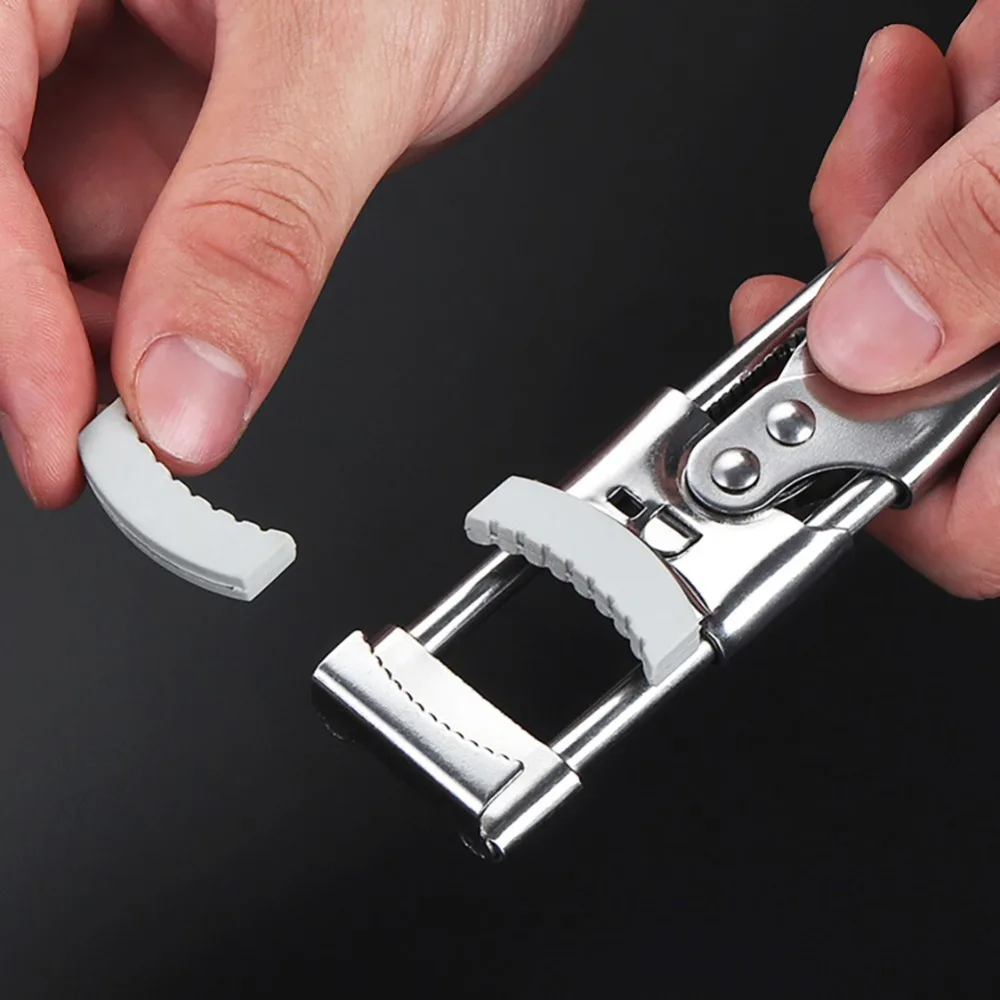 High Quality Opener Can Opener Stainless Steel Non-slip Bottle Opener Adjustable Multifunction Kitchen Accessories