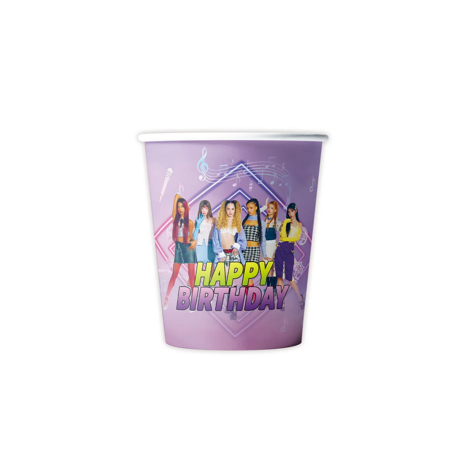 K-Katseye Verjaardagsdecoratie Kpop Girl Group Servet Ballon Beker Plaat Tafelkleed Banner Voor Meisjes Festival Party Fans Cadeau
