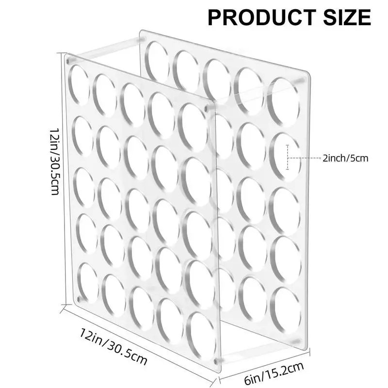 Vinyls Storage Organizer Vinyls Roll Storage Rack With 25 Holes Vinyls Roll Storage Vinyls Roll Holder For Vinyls Roll Paintings