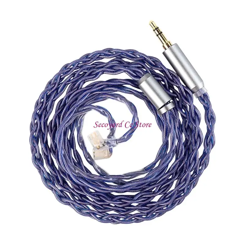 N3UC Premium 5N OFC 4Core Upgrades Headphone Cable For HIFI Earphones With MMCX3.5/4.4, 2PIN3.5, QDC3.5/4.4 Connectors Option
