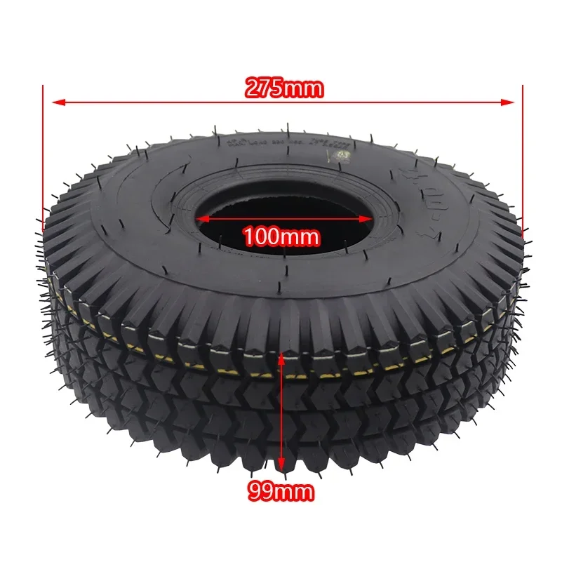 Three Wheel Scooter Tire 11 Inch 4.00-4 Heavy Duty Inner Tube Outer Tire Is Suitable for The Bladez Moby 3.00-4 Inner Tube