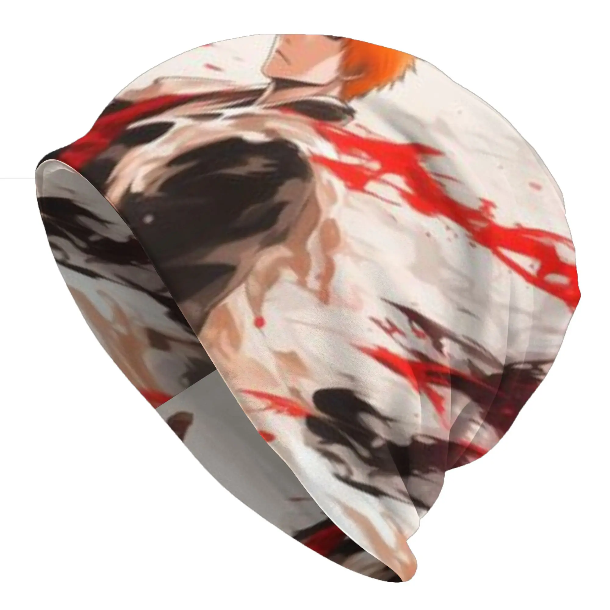 Ichigo Kurosaki (3) Fashion Caps For Men Women Bleach Ski Caps Soft Bonnet Hats Skullies & Beanies Hat