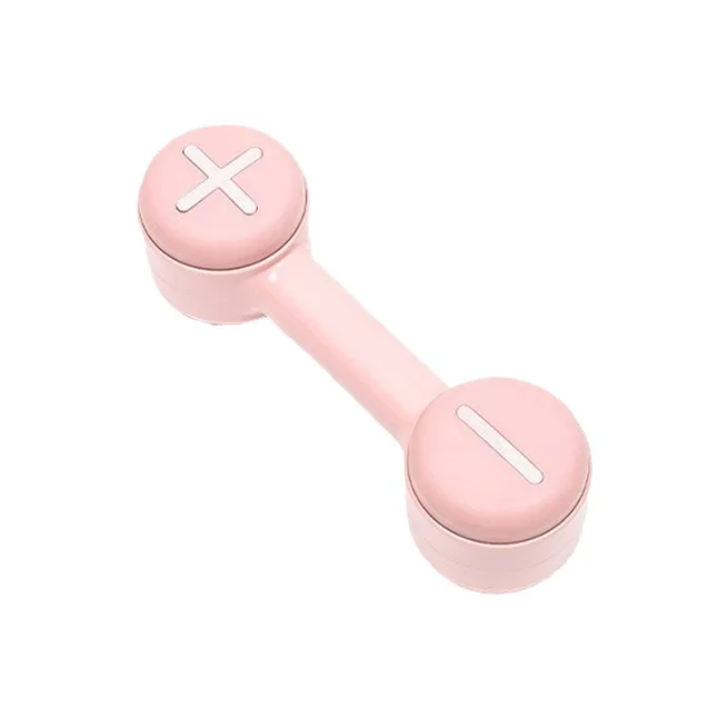 3-6KG Adjustable Dumbbell Pair Weight Options Cast Iron and Rubber Material for Home Gym Office Use