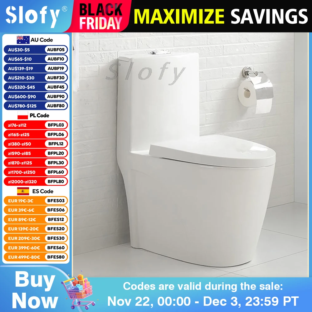 Toilet One Piece Toilet Ceramic Gravity Flushing Powerful Flush With System Silent Chair Comfort Height 16