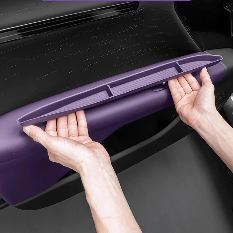

For Avatr 07 Front Door Handle Slot Gap Silicone Pad Storage Box Car Interior Supplies Modification Car Accessories Tools Auto